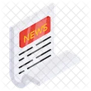 News Newspaper Print Media Icon