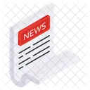 News Newspaper Print Media Icon