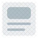 News Paper Journal Icon