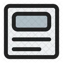 News Paper Journal Icon