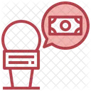 News Reporting Microphone Icon