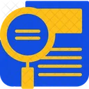 News Investigation In Depth Reporting Investigative Reporting Icon