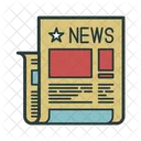 News, Newspaper, Paper, Office, File  Icon