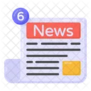 Newsletter Newspaper News Notifications Icon
