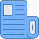 News Paper Newspaper Document Icon