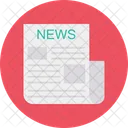 News Paper Article Sheet Icon