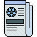 News Paper Soccer News Icon