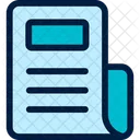 Newspaper News Communication Icon