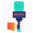 News Report News Repoter Repoter Mic Icon