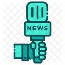 News Report News Repoter Repoter Mic Icon
