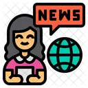 Journalist Reporter News Icon