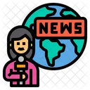 Reporter News Journalist Icon