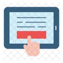 Online Report Communication Icon