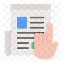 Newsletter Business Paper Icon
