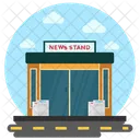 Newsstand News Office Newspaper Stand Icon