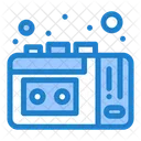 News Tape Tape Recording Vhs Icon