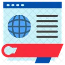 Téléscripteur d'actualités  Icône