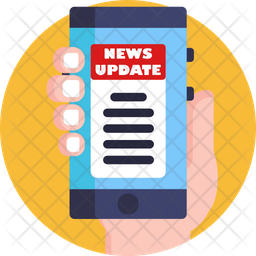 News Update Icon - Download in Flat Style