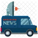 News Van Broadcasting Icon
