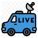 Van Broadcasting Live Icon