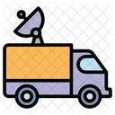 News Van Service Cargo Icon