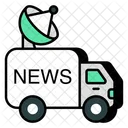 News Van Media Van Automobile Icon