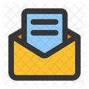 Newsletter Open Mail Email Marketing Icon