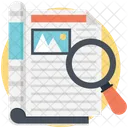 Newsletter Printing Report Icon
