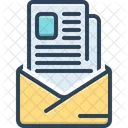 Newsletter Zeitschrift Magazin Symbol