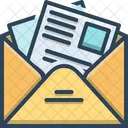 Newsletter Vorlage Neuigkeiten Symbol