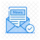 Newspaper Enewsletter News Icon