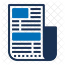 Newsletter Journal Manifest Icon