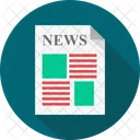 Newspaper Current Events Icon