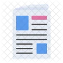 News Article Paper Icon