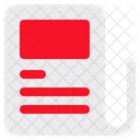 Newspaper Journal Magazine Icon