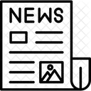 新聞、ニュース、日刊 アイコン