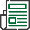 Newspaper Press Media Icon