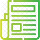 Newspaper Press Media Icon
