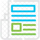 Newspaper Press Media Icon