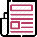 Newspaper Press Media Icon