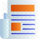 Newspaper Press Media Icon