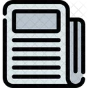 Newspaper Print Media Icon