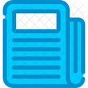 Newspaper Print Media Icon