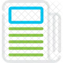 Newspaper Print Media Icon