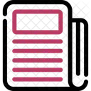 Newspaper Print Media Icon