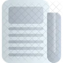 Newspaper Print Media Icon