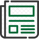 Newspaper Print Media Icon