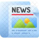 Newspaper News Article Icon