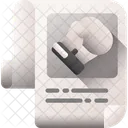 Newspaper News Article Icon