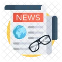 Newspaper Journal Reading Icon